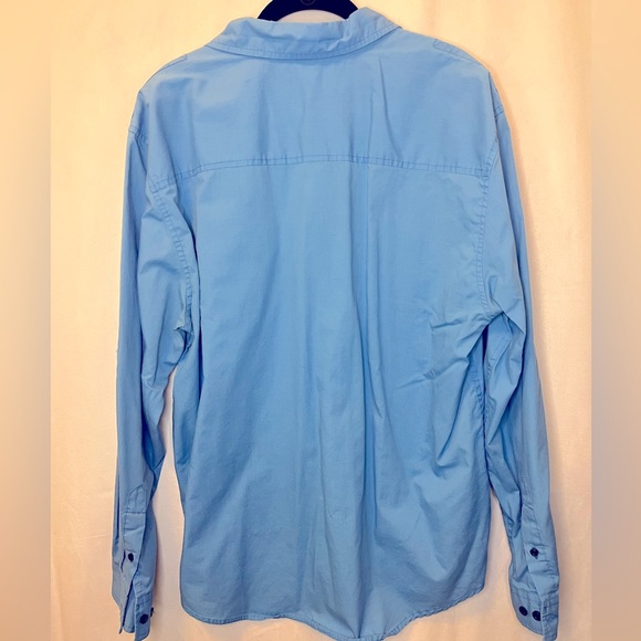 Bruno Blue Button Down - Picture 2 of 5